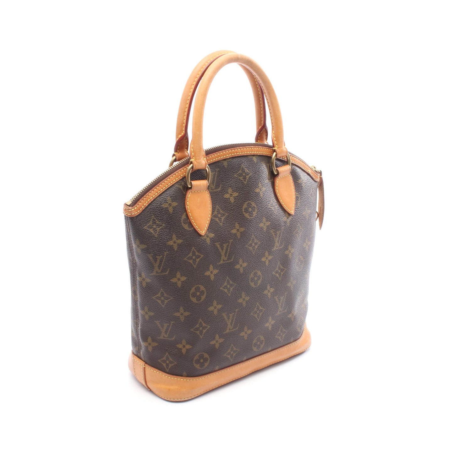 ロックイット モノグラム ハンドバッグ PVC レザー ブラウン ルイヴィトン バッグ LOUIS VUITTON