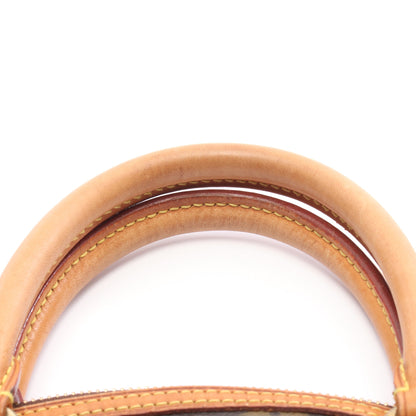 ロックイット モノグラム ハンドバッグ PVC レザー ブラウン ルイヴィトン バッグ LOUIS VUITTON