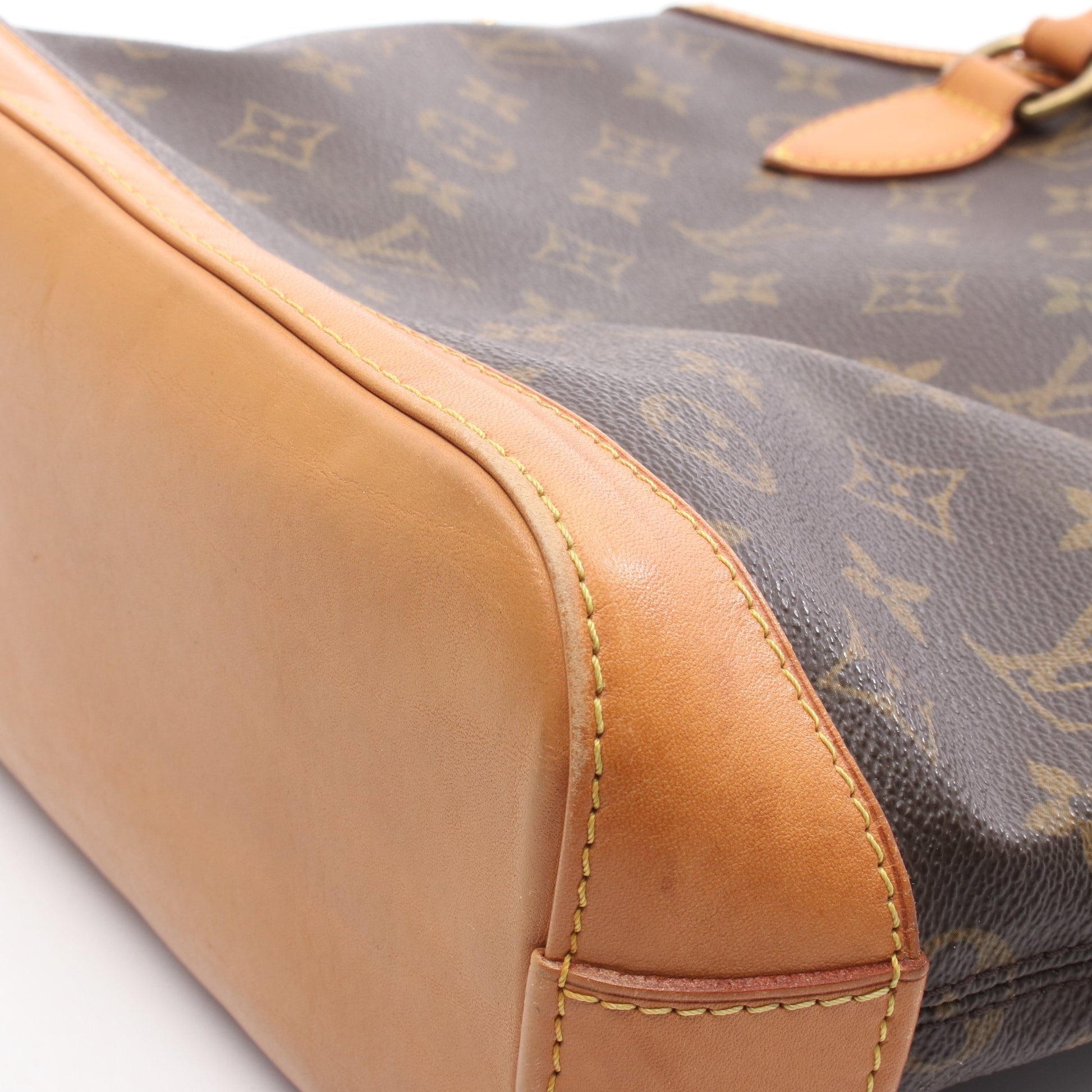 ロックイット モノグラム ハンドバッグ PVC レザー ブラウン ルイヴィトン バッグ LOUIS VUITTON