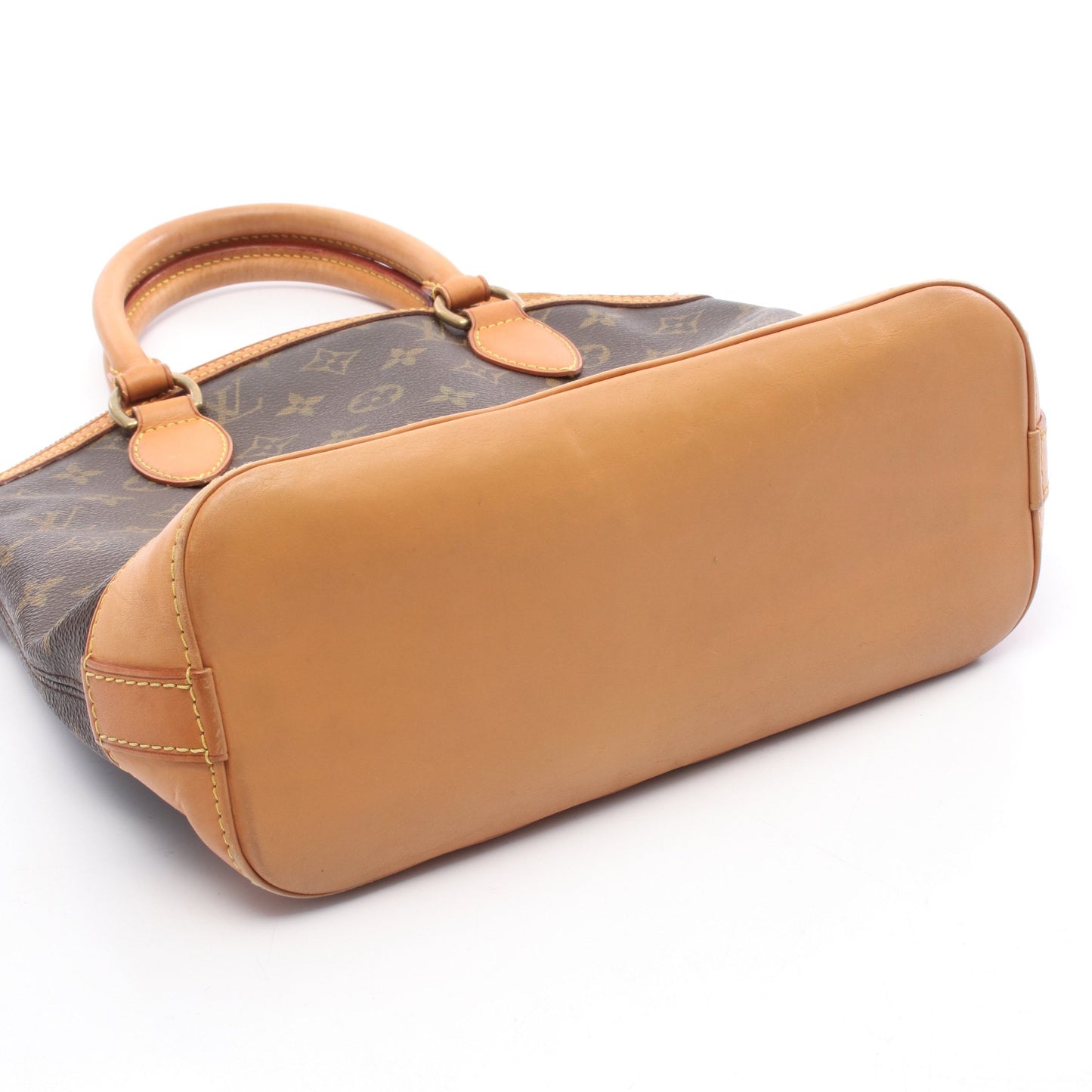 ロックイット モノグラム ハンドバッグ PVC レザー ブラウン ルイヴィトン バッグ LOUIS VUITTON