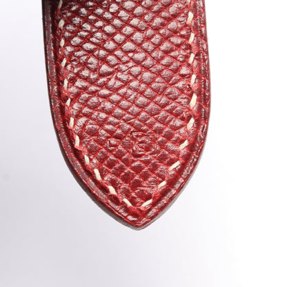 トリム31 ショルダーバッグ クシュベル レッド シルバー金具 □E刻印 エルメス バッグ HERMES