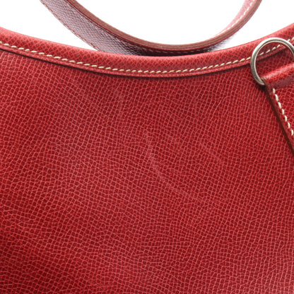 トリム31 ショルダーバッグ クシュベル レッド シルバー金具 □E刻印 エルメス バッグ HERMES