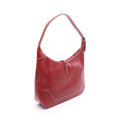 トリム31 ショルダーバッグ クシュベル レッド シルバー金具 □E刻印 エルメス バッグ HERMES