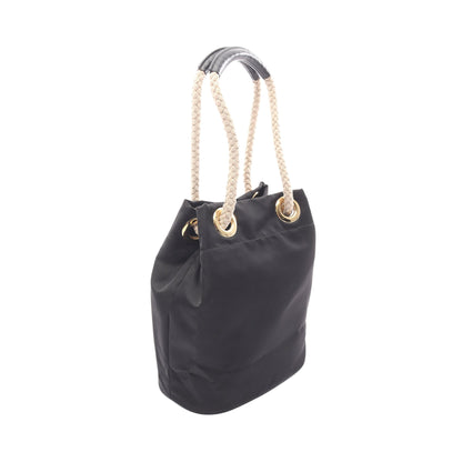 Re-Nylon TESSUTO ROPE マリナースモール バケットバッグ ショルダーバッグ ナイロン ブラック プラダ バッグ PRADA