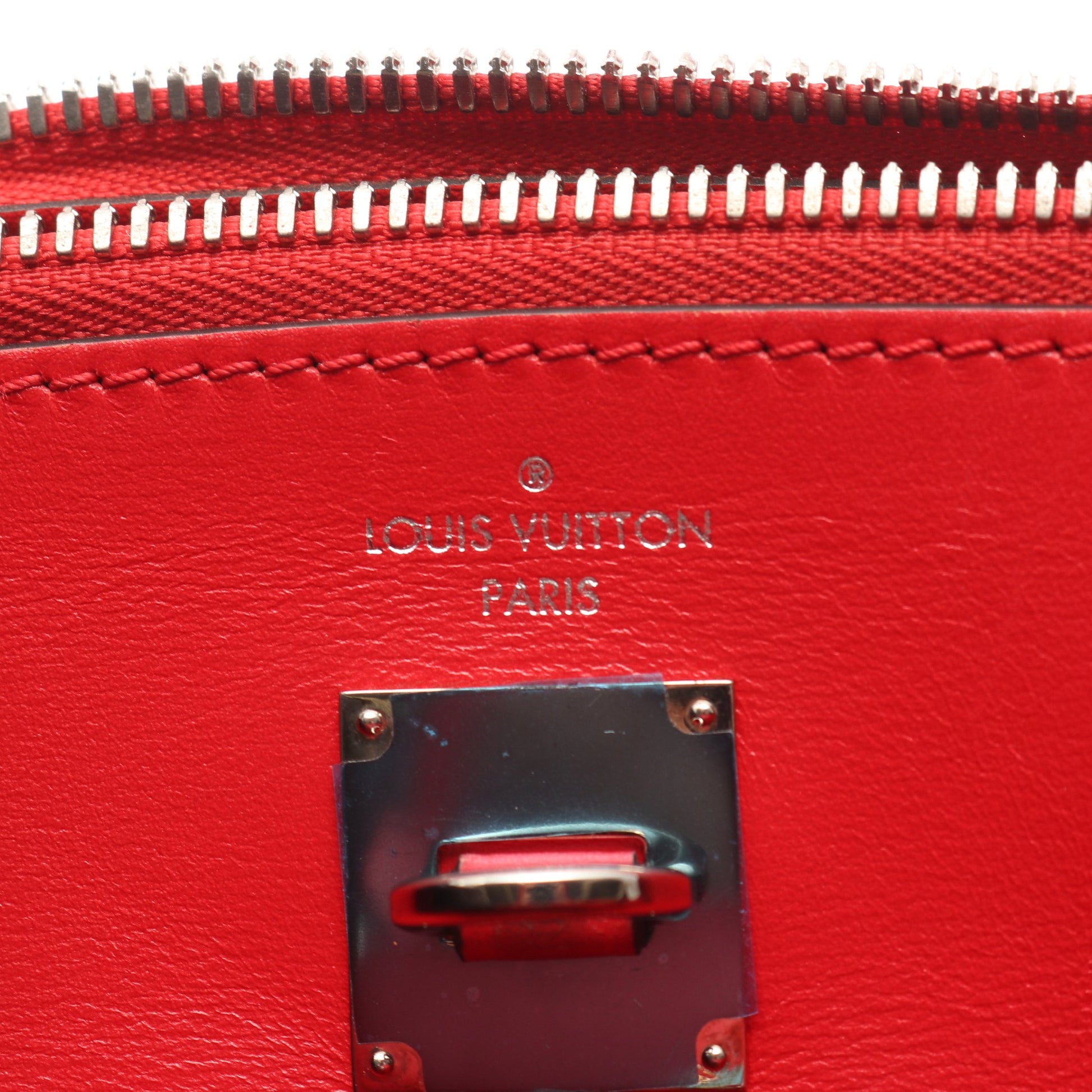 シティ スティーマーMM リュビ ハンドバッグ レザー レッド 2WAY ルイヴィトン バッグ LOUIS VUITTON