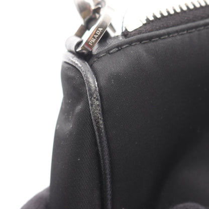 ショルダーバッグ ナイロン サフィアーノレザー ブラック プラダ バッグ PRADA