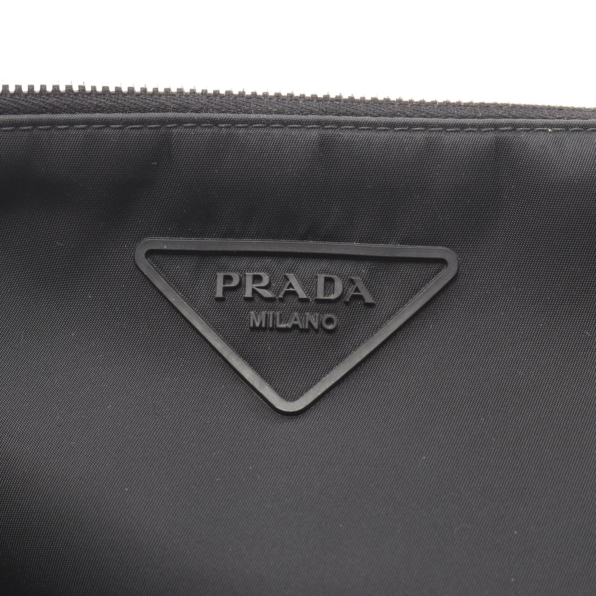 ショルダーバッグ ナイロン サフィアーノレザー ブラック プラダ バッグ PRADA