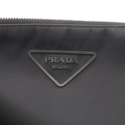 ショルダーバッグ ナイロン サフィアーノレザー ブラック プラダ バッグ PRADA