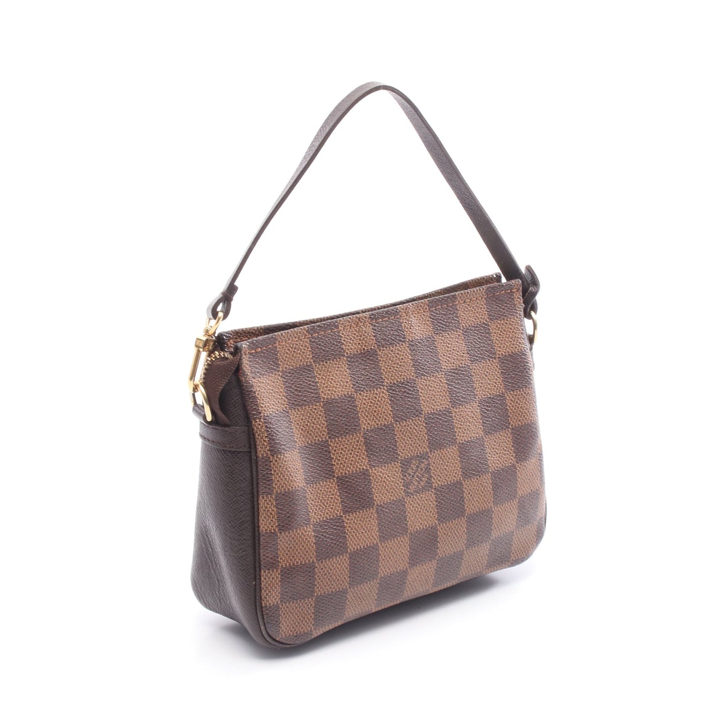 トゥルース メイクアップ ダミエエベヌ ハンドバッグ PVC レザー ブラウン ルイヴィトン バッグ LOUIS VUITTON