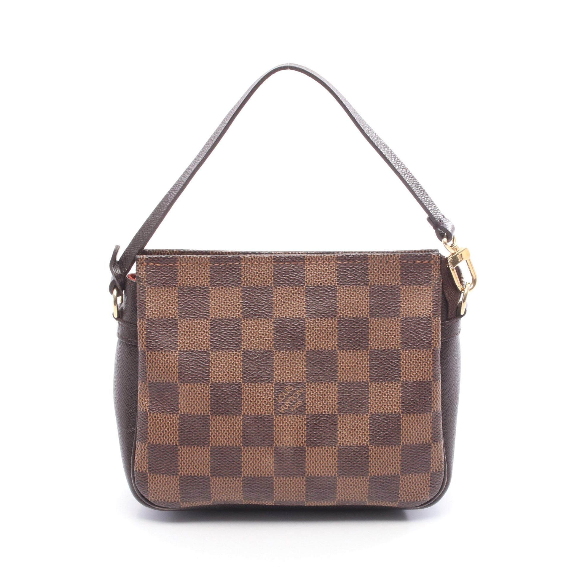 トゥルース メイクアップ ダミエエベヌ ハンドバッグ PVC レザー ブラウン ルイヴィトン バッグ LOUIS VUITTON