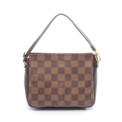 トゥルース メイクアップ ダミエエベヌ ハンドバッグ PVC レザー ブラウン ルイヴィトン バッグ LOUIS VUITTON