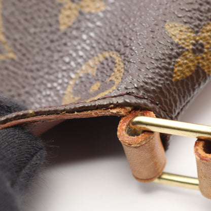 ミュゼットサルサ ショートストラップ モノグラム ショルダーバッグ PVC レザー ブラウン ルイヴィトン バッグ LOUIS VUITTON