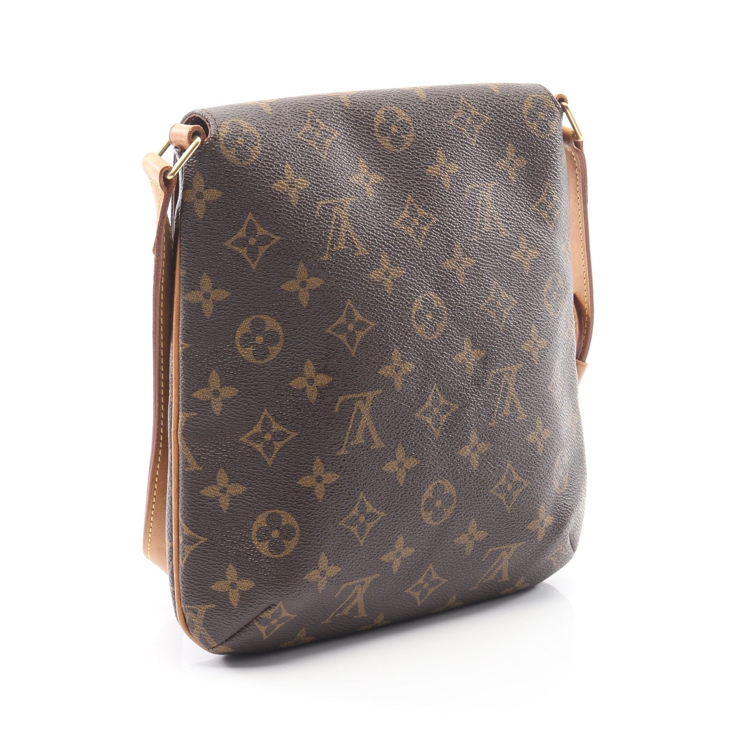 ミュゼットサルサ ショートストラップ モノグラム ショルダーバッグ PVC レザー ブラウン ルイヴィトン バッグ LOUIS VUITTON