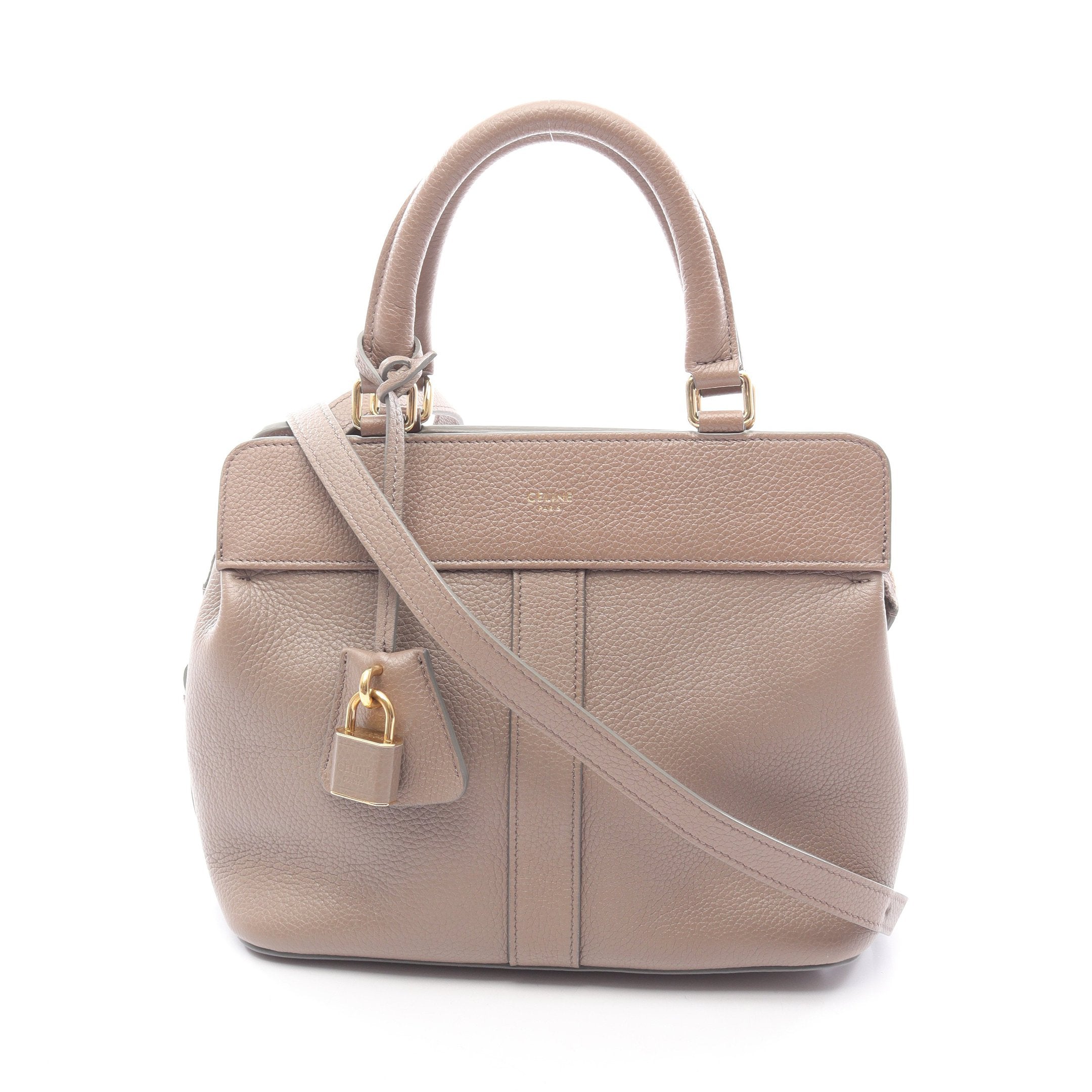 美品☆CELINE セリーヌ ベルトバッグ 人気 ライトトープ 2way 【公式通販】