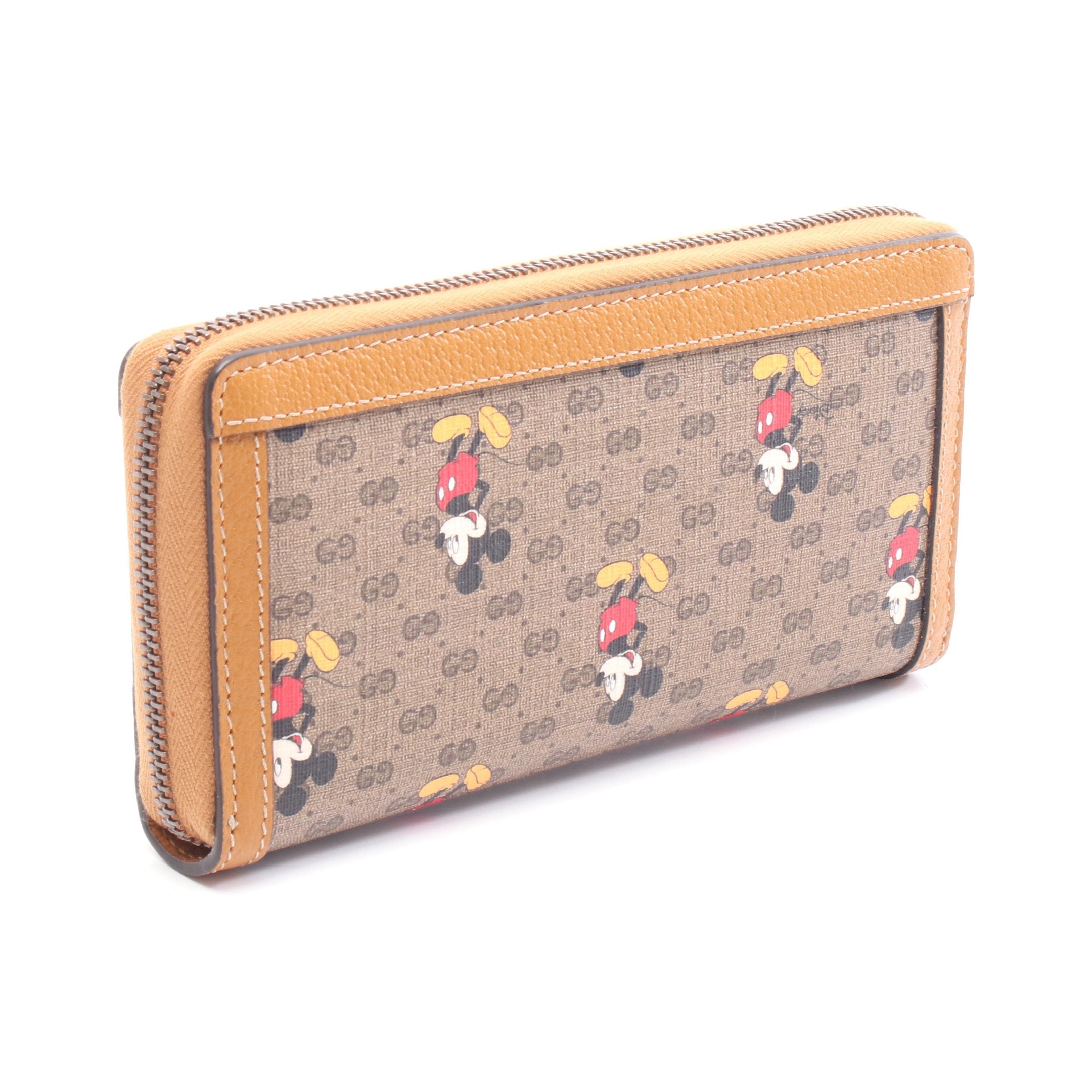 GUCCI × Disney ミッキーマウス ミニGGスプリーム ラウンドファスナー