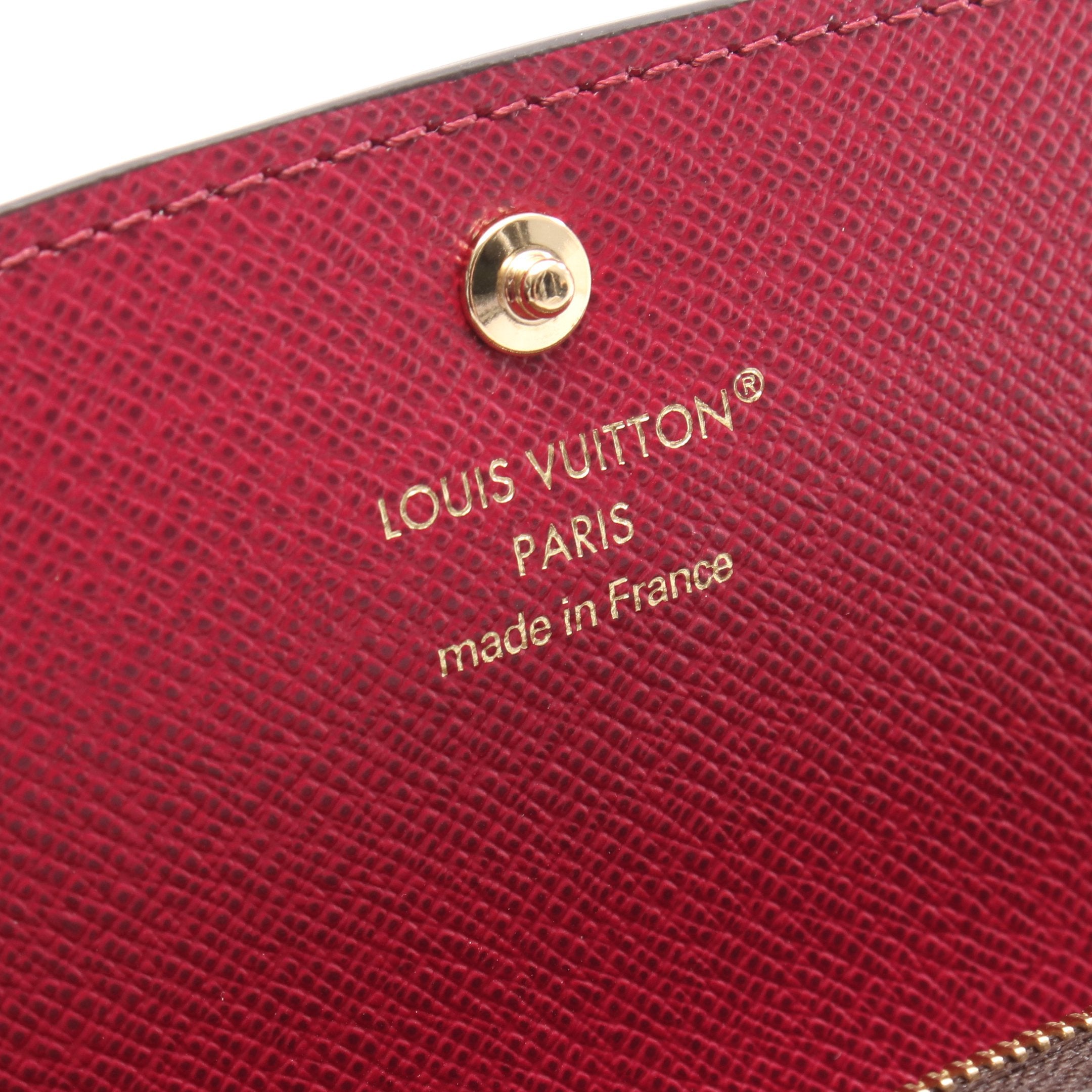 ポルトフォイユ エミリー モノグラム フューシャ 二つ折り長財布 PVC