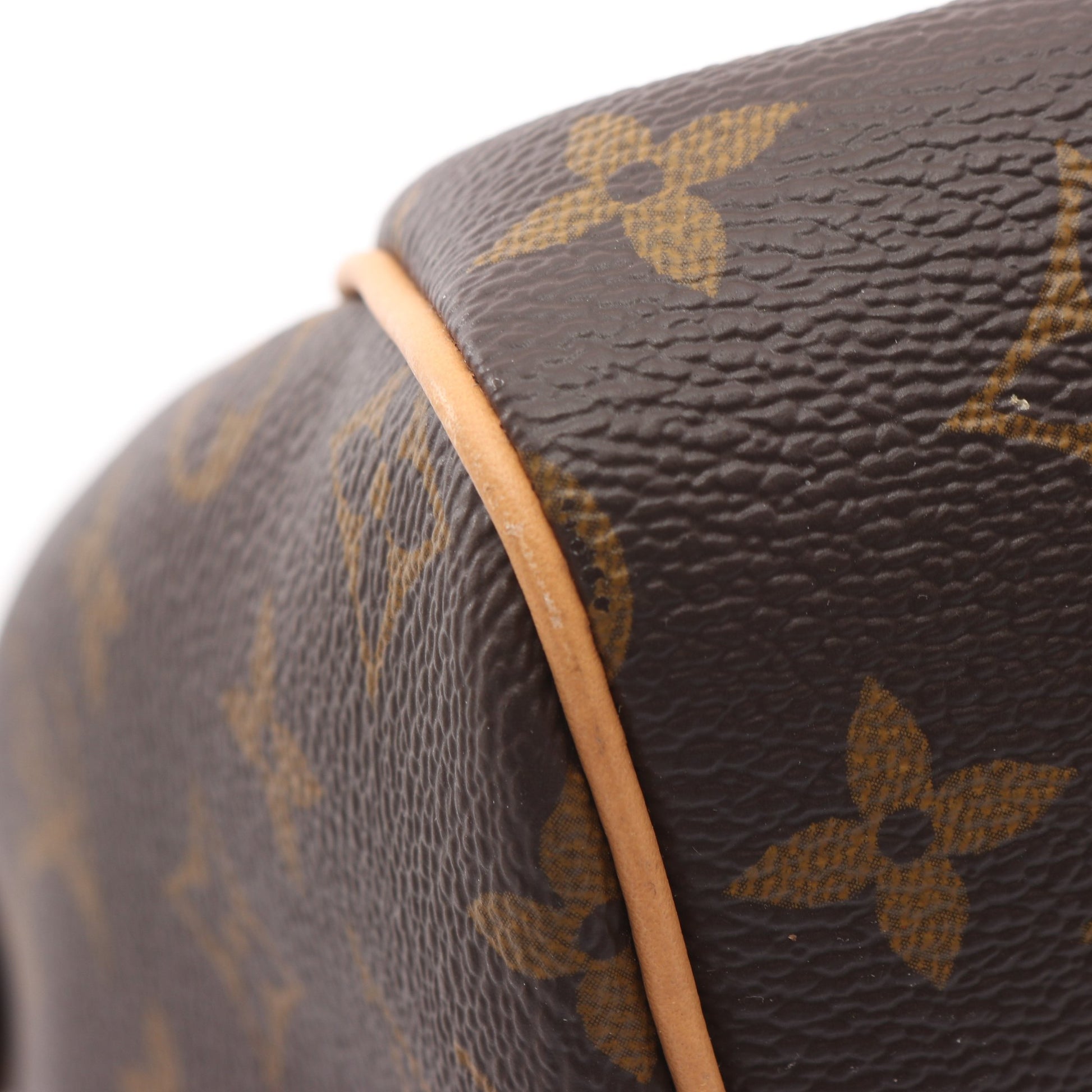 スピーディ バンドリエール30 ソフト モノグラム ハンドバッグ PVC レザー ブラウン 2WAY ルイヴィトン バッグ LOUIS VUITTON