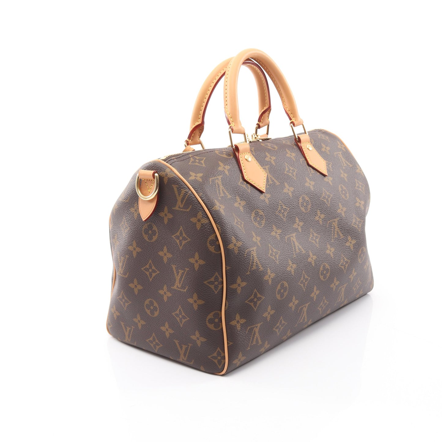 スピーディ バンドリエール30 ソフト モノグラム ハンドバッグ PVC レザー ブラウン 2WAY ルイヴィトン バッグ LOUIS VUITTON