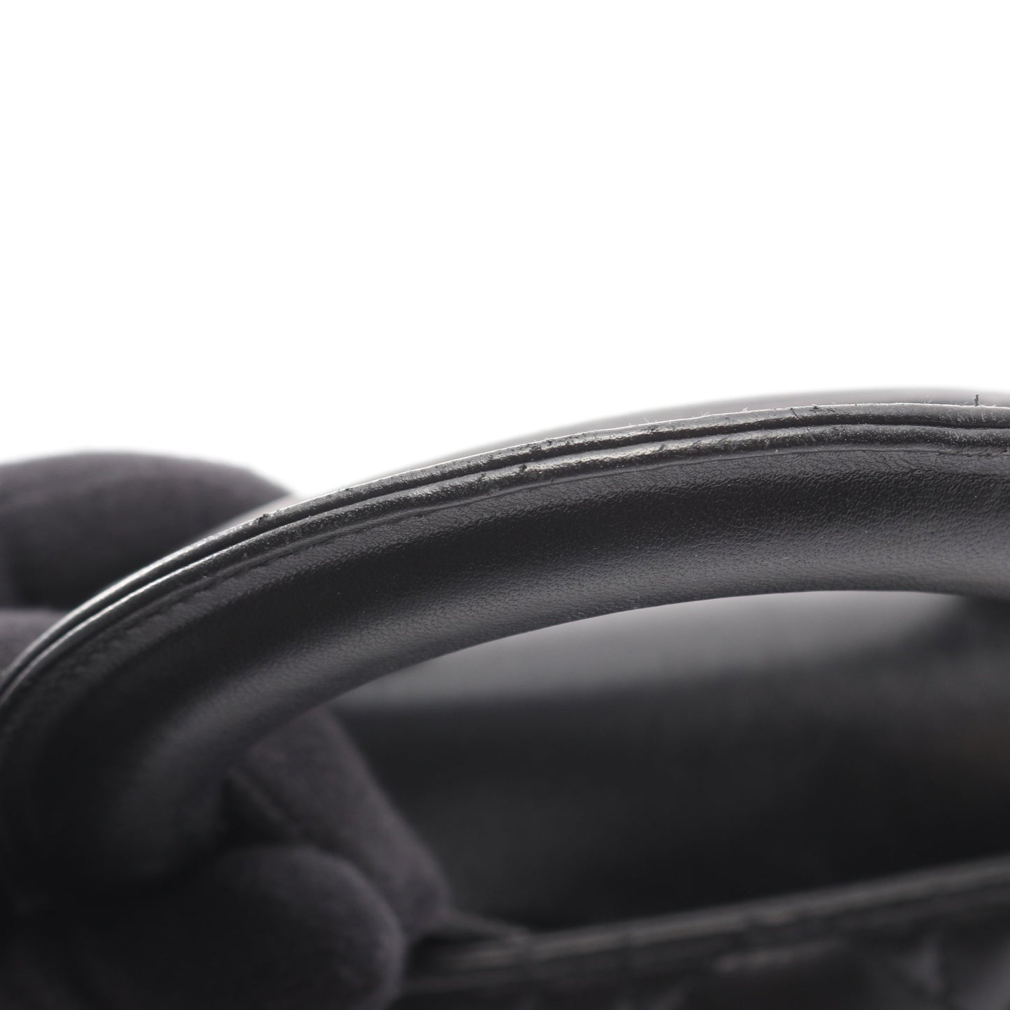 LADY DIOR MY ABCDIOR レディディオール カナージュ ハンドバッグ レザー ブラック 2WAY クリスチャンディオール バッグ Christian Dior