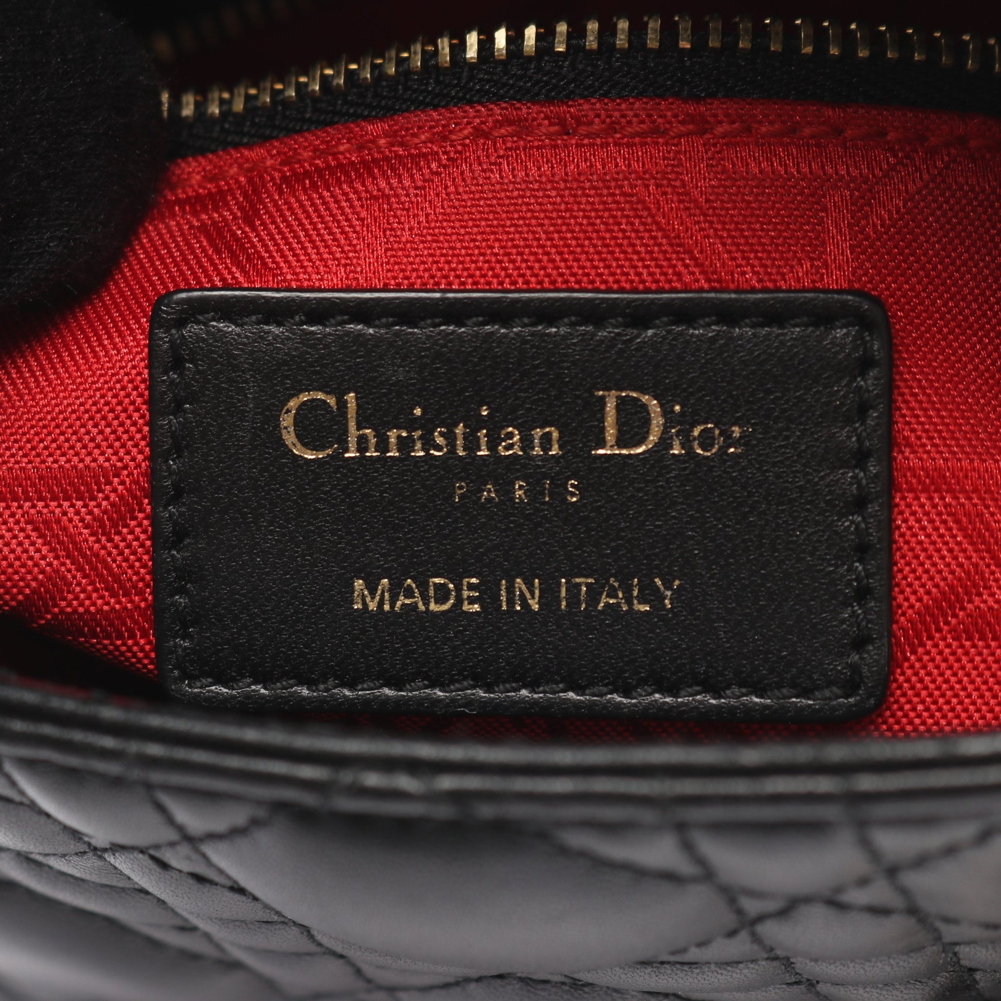 LADY DIOR MY ABCDIOR レディディオール カナージュ ハンドバッグ レザー ブラック 2WAY クリスチャンディオール バッグ Christian Dior