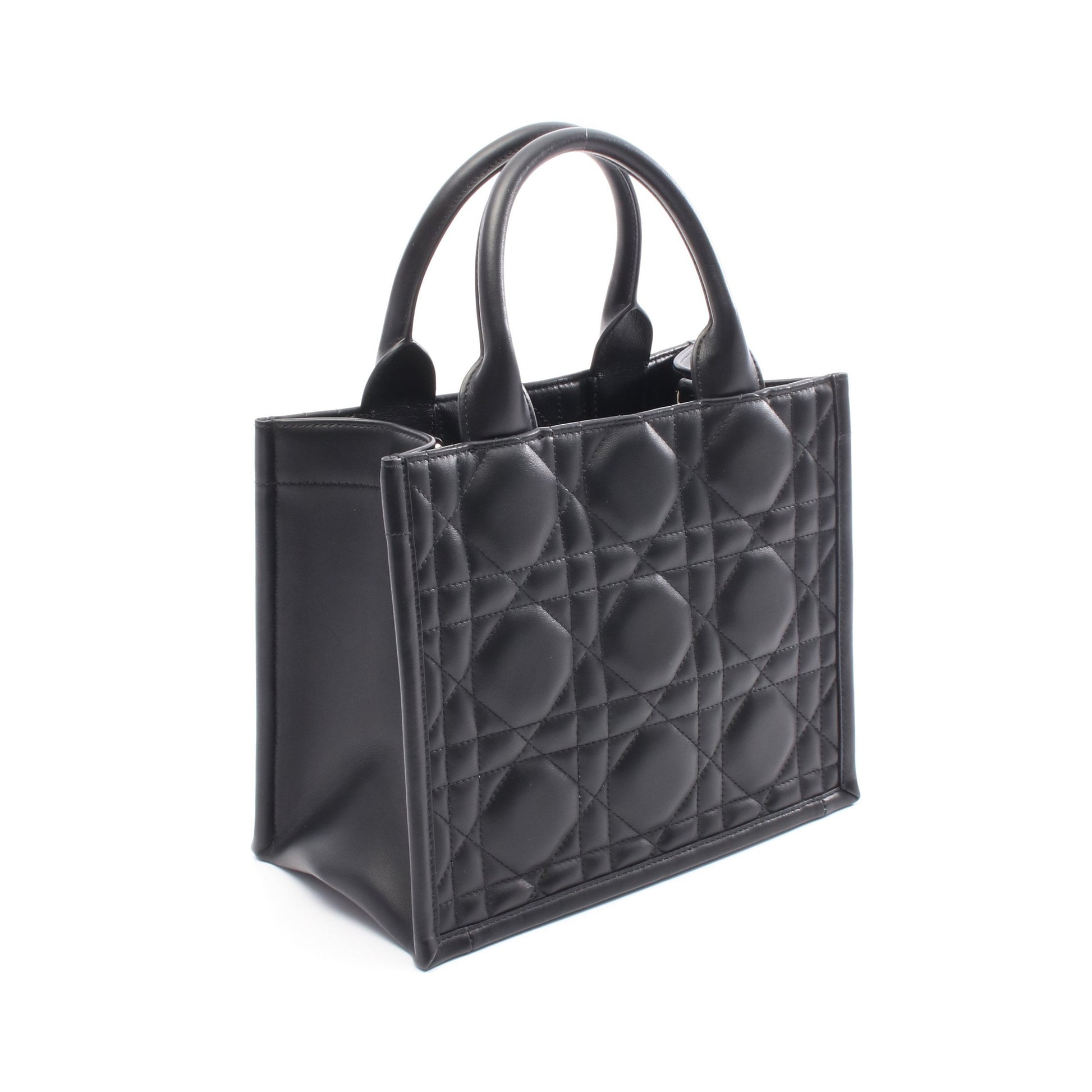 BOOK TOTE ブックトート スモール ハンドバッグ トートバッグ レザー ブラック 2WAY クリスチャンディオール バッグ Christian Dior