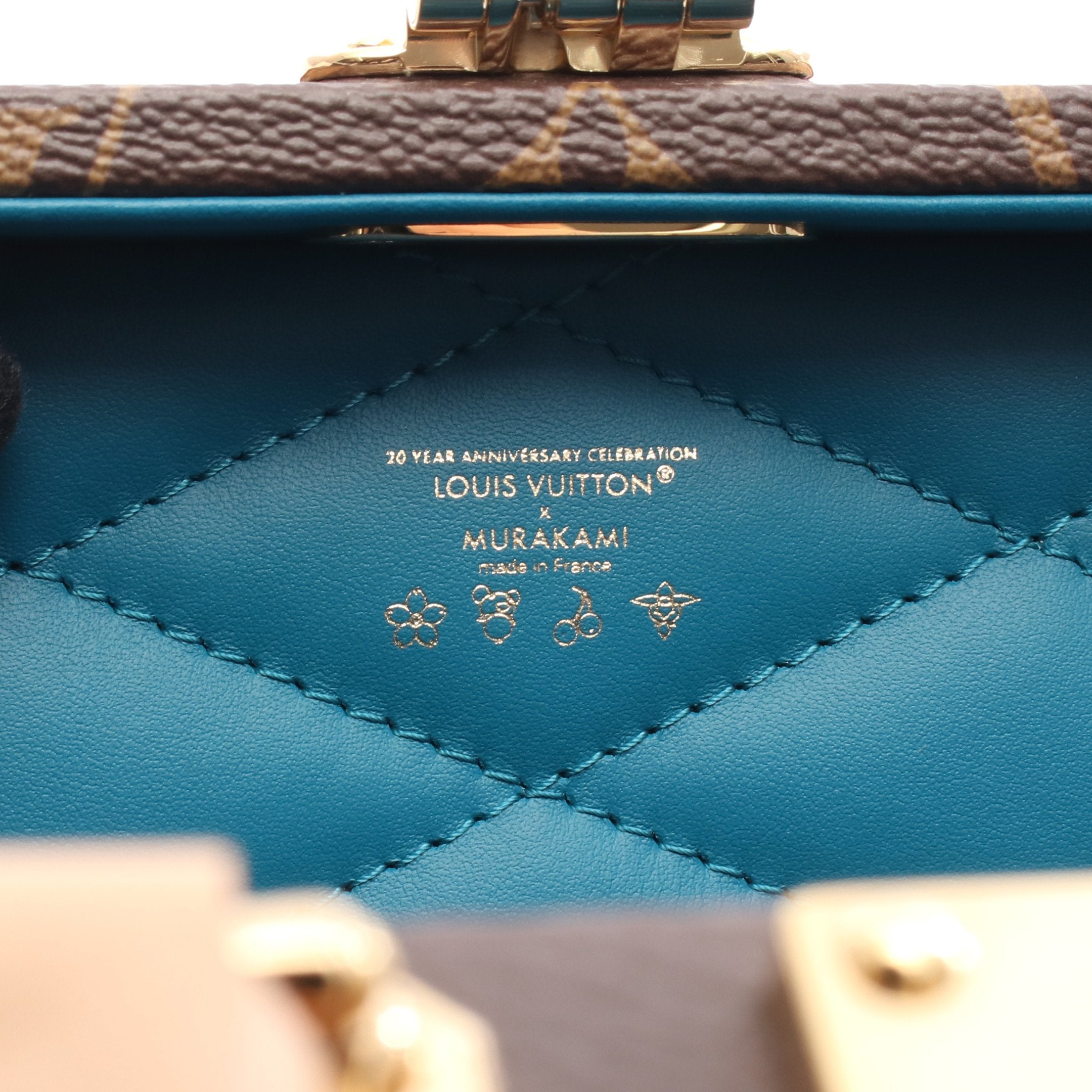 LOUIS VUITTON × TM ミニ スクエアトランク モノグラムパンダ