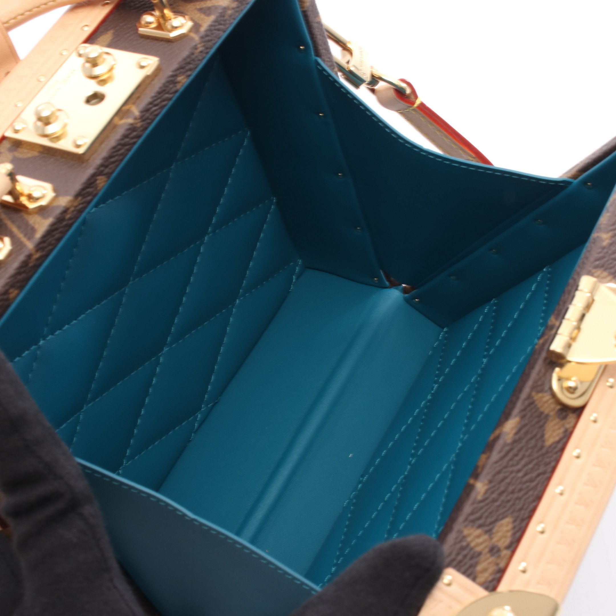 LOUIS VUITTON × TM ミニ スクエアトランク モノグラムパンダ