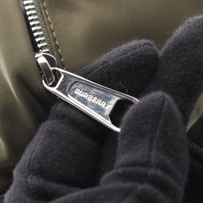 SONNY ボディバッグ ウエストバッグ ナイロン レザー カーキグリーン バーバリー バッグ BURBERRY