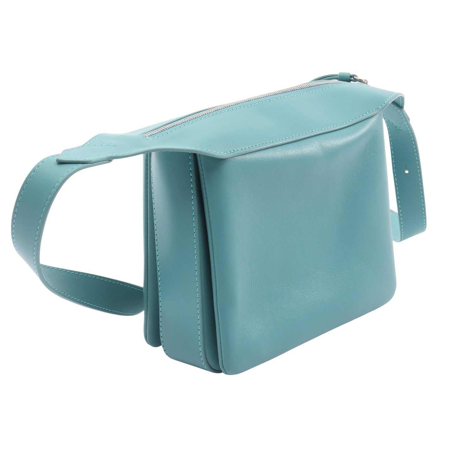 COLLETO BAG ショルダーバッグ レザー ライトブルー ジェイアンドエムデヴィッドソン バッグ J&M DAVIDSON