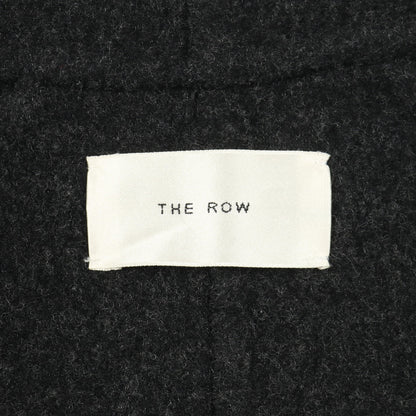 ロングコート ウール カシミヤ ダークグレー ダブルブレスト ザロウ アウター THE ROW