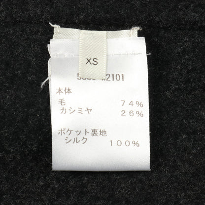 ロングコート ウール カシミヤ ダークグレー ダブルブレスト ザロウ アウター THE ROW
