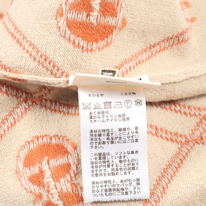 Hロンド ニット クルーネック カシミヤ ベージュ オレンジブラウン エルメス トップス HERMES