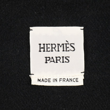 チェスターコート ヘリンボーン カシミヤ グレー エルメス アウター HERMES
