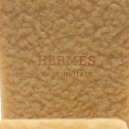 フィヨルド エクスリブリス ブーツ スエード ベージュ エルメス シューズ HERMES