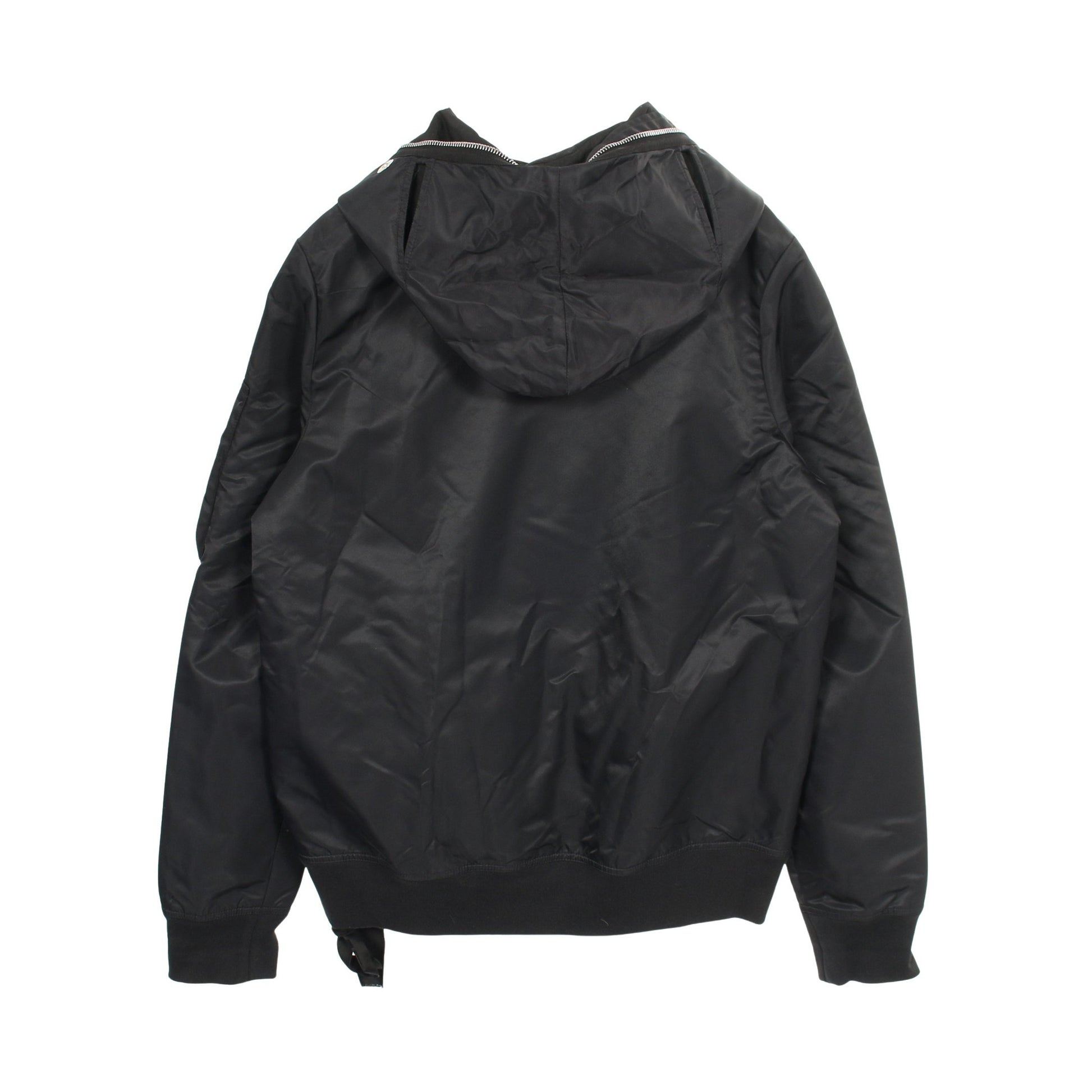 Gimp Nylon Hood ジャケット ナイロン ブラック フード付き リックオウエンスダークシャドウ アウター Rick Owens DRKSHDW