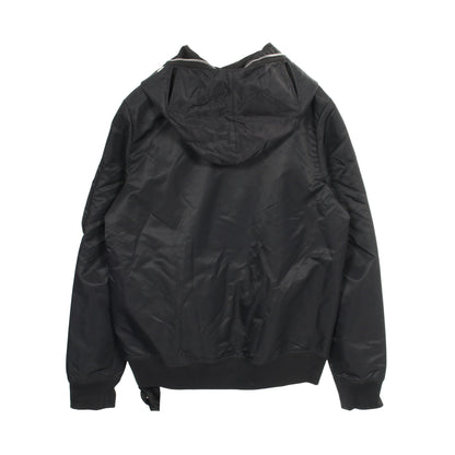 Gimp Nylon Hood ジャケット ナイロン ブラック フード付き リックオウエンスダークシャドウ アウター Rick Owens DRKSHDW