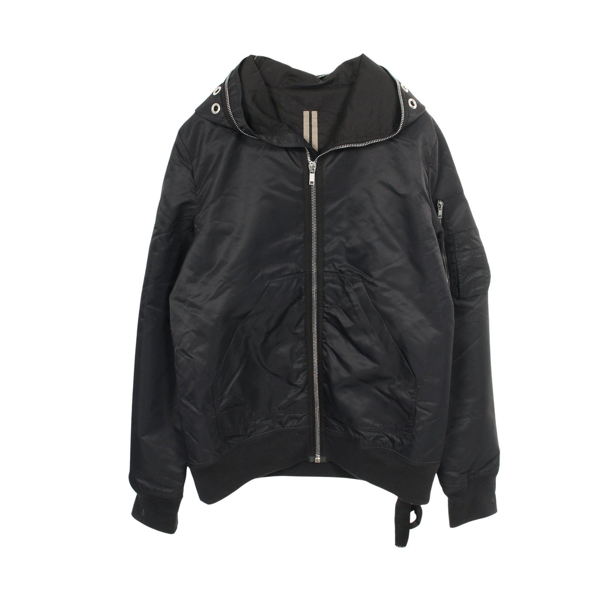 Gimp Nylon Hood ジャケット ナイロン ブラック フード付き リックオウエンスダークシャドウ アウター Rick Owens DRKSHDW