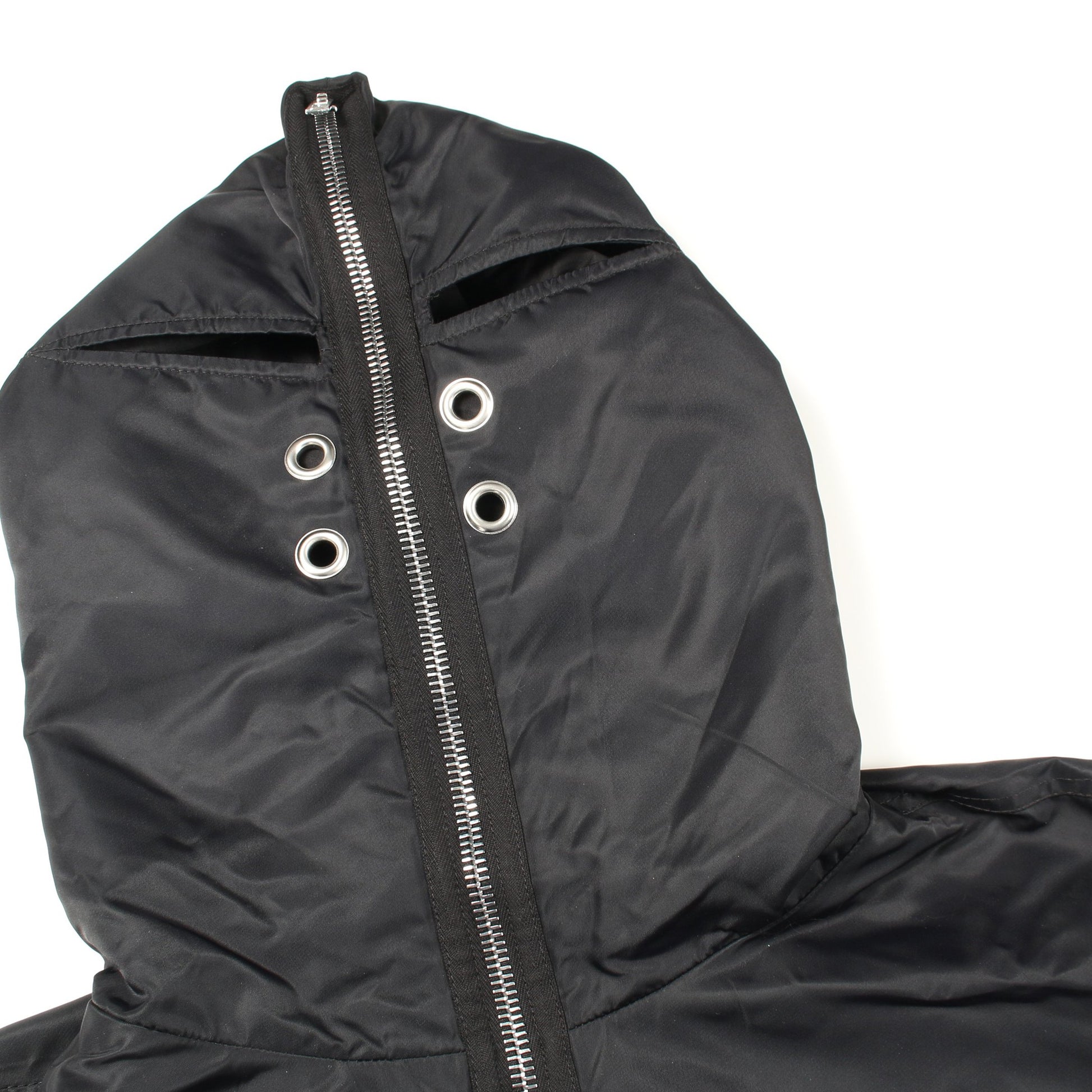 Gimp Nylon Hood ジャケット ナイロン ブラック フード付き リックオウエンスダークシャドウ アウター Rick Owens DRKSHDW