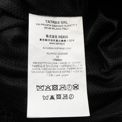 MENFI メンフィ エコファー ジップアップ ジャケット ブラック フード付き タトラス アウター TATRAS