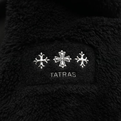 MENFI メンフィ エコファー ジップアップ ジャケット ブラック フード付き タトラス アウター TATRAS