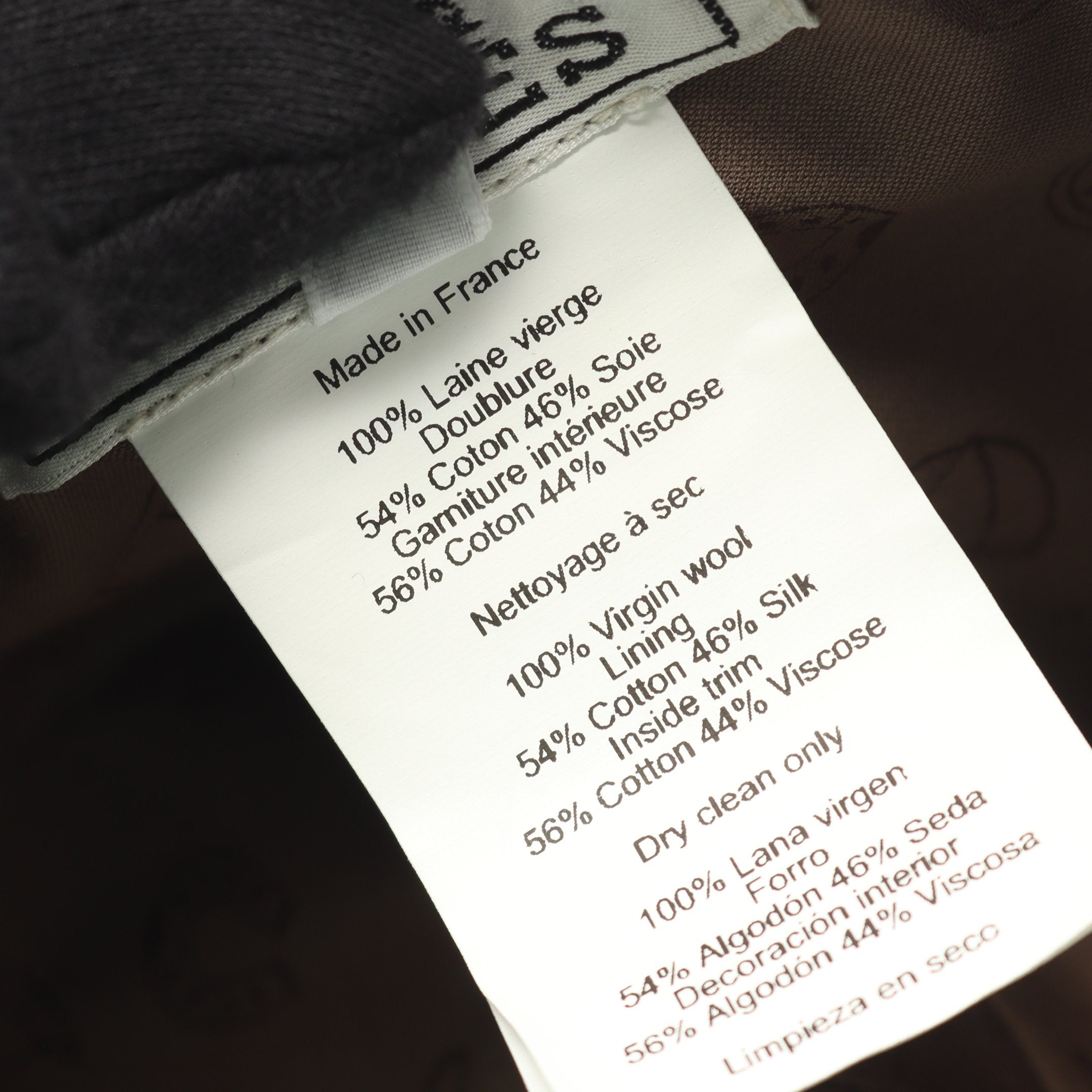 セレナジャンプ キャップ ウール ブラック ピンバッジ付き エルメス