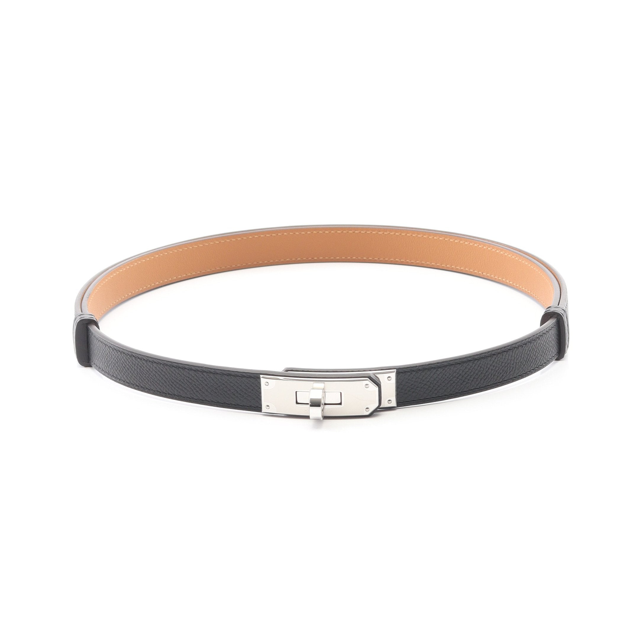 HERMES エルメス 2025年 K刻印ケリーベルト 18 ブラック シルバー HERMES エルメス 2025年 K刻印ケリーベルト 18 ブラック シルバー 楽天