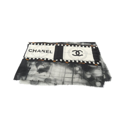 ココマーク スカーフ ショール カシミヤ ブラック マルチカラー シャネル 財布・小物 CHANEL