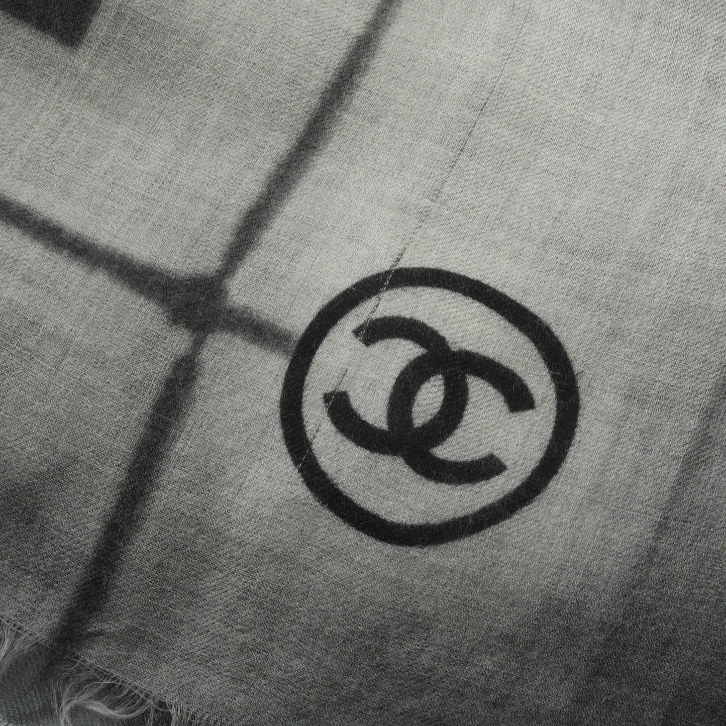 ココマーク スカーフ ショール カシミヤ ブラック マルチカラー シャネル 財布・小物 CHANEL