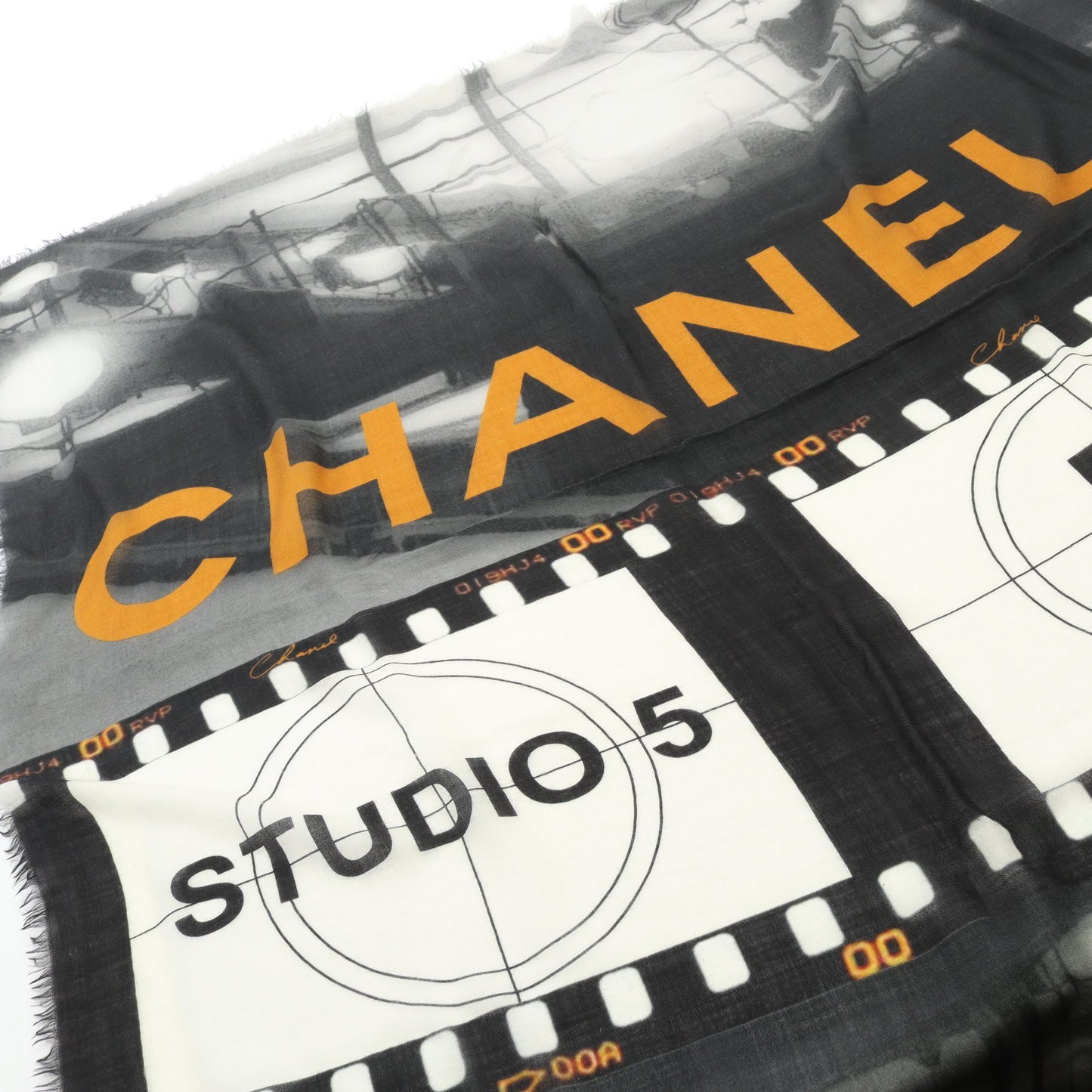 ココマーク スカーフ ショール カシミヤ ブラック マルチカラー シャネル 財布・小物 CHANEL