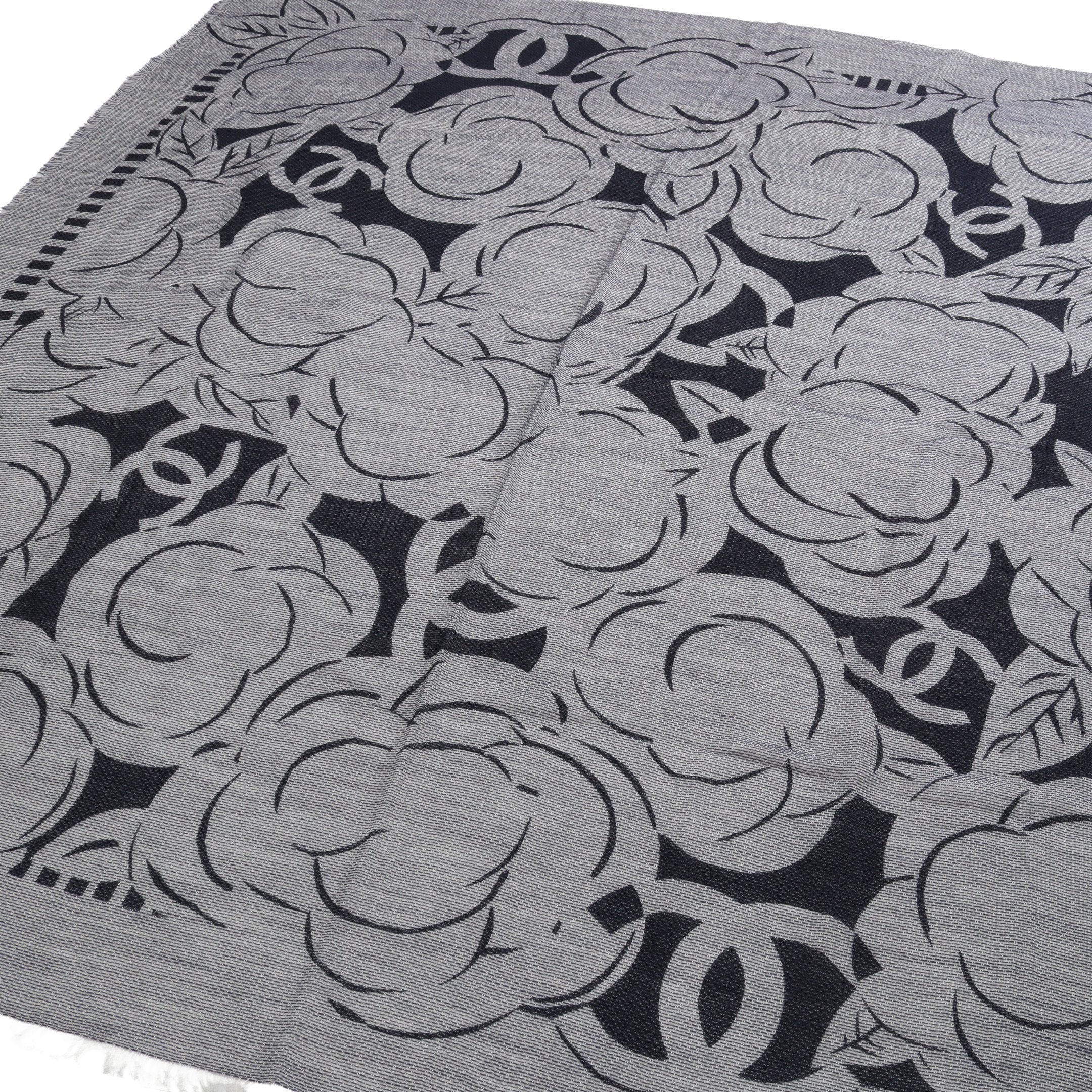 ココマーク カメリア ストール ショール ウール シルク オフホワイト