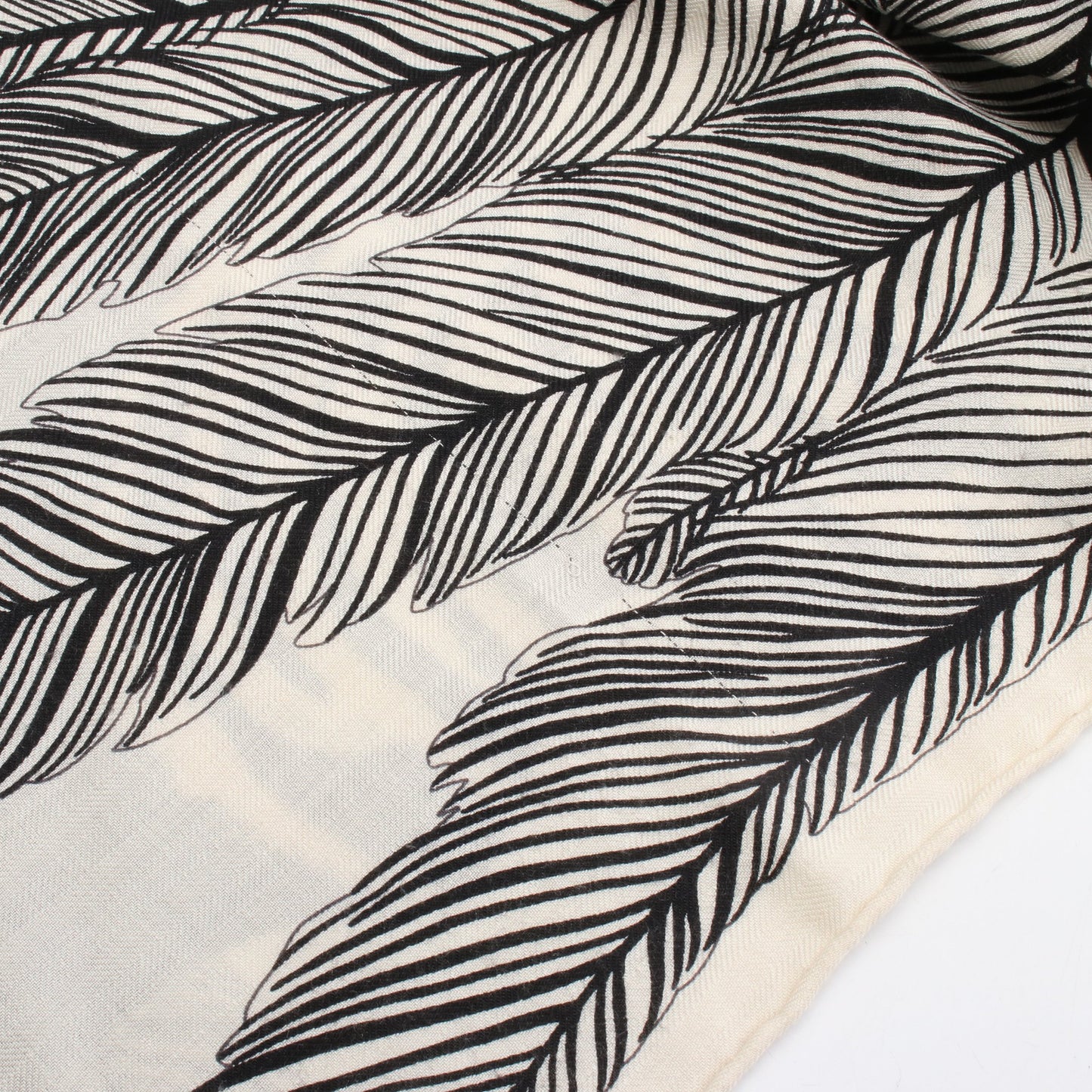カレジェアン カレ140 ZEBRA PEGASUS スカーフ ショール カシミヤ シルク アイボリー ブラック エルメス 財布・小物 HERMES