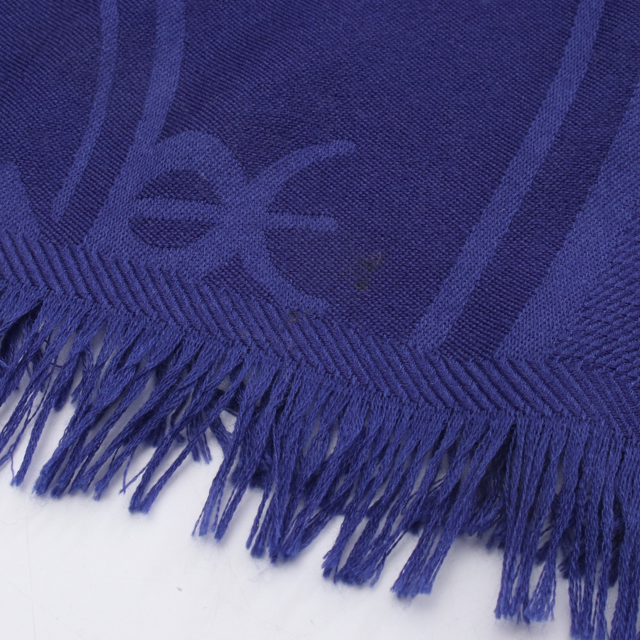 ニューリブリス ストール ショール カシミヤ シルク ダークブルー