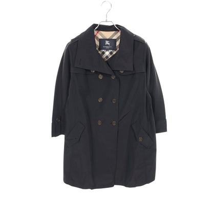 コート コットン ナイロン ブラック バーバリーロンドン アウター BURBERRY LONDON