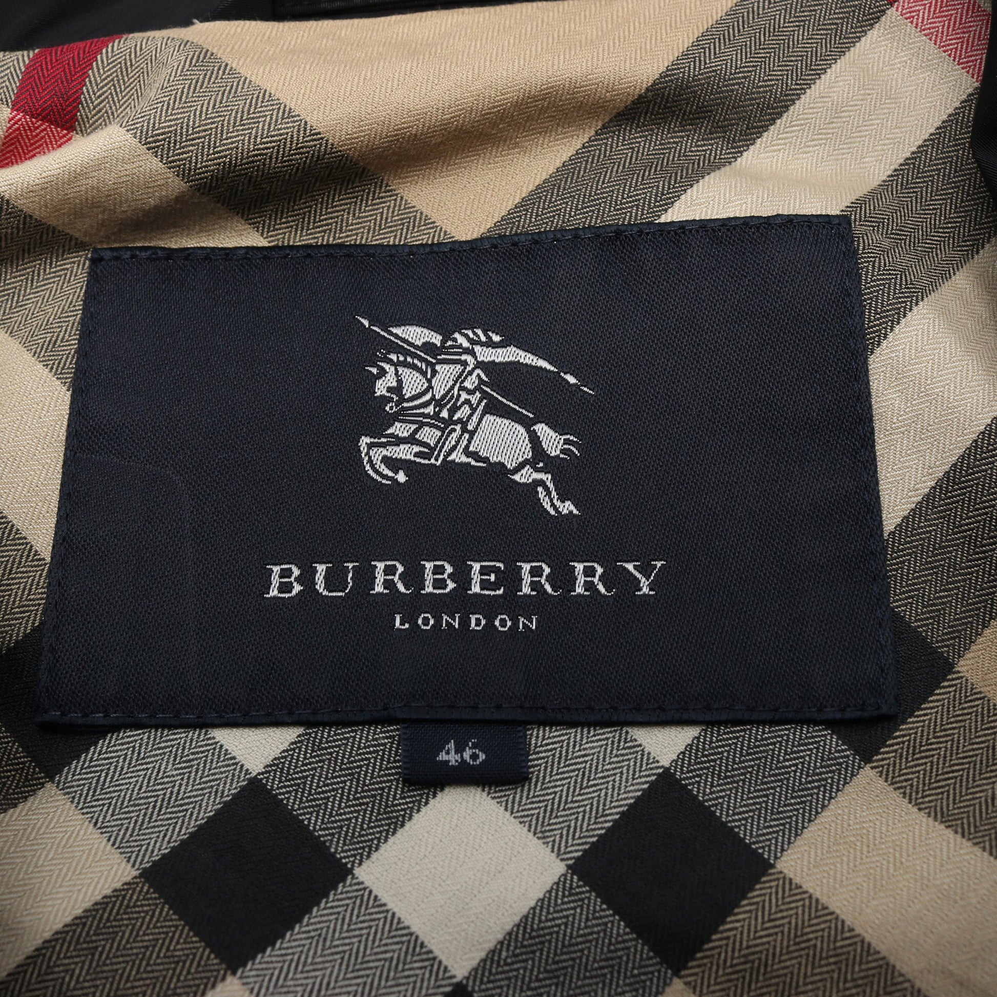 コート コットン ナイロン ブラック バーバリーロンドン アウター BURBERRY LONDON